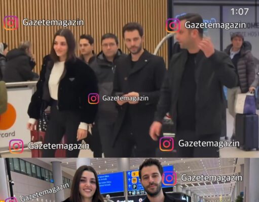 Çiçeği burnunda aşıklar Hande Erçel ve Hakan Sabancı böyle yakalandı!